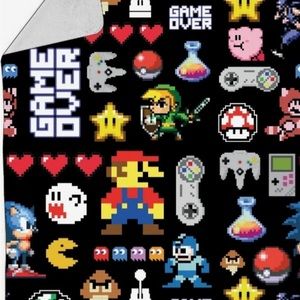 NWT Showstoppers Minky game over blanket